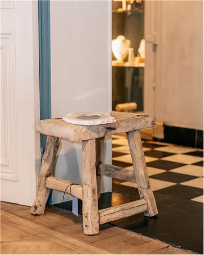 Amorphous - Wooden Stool