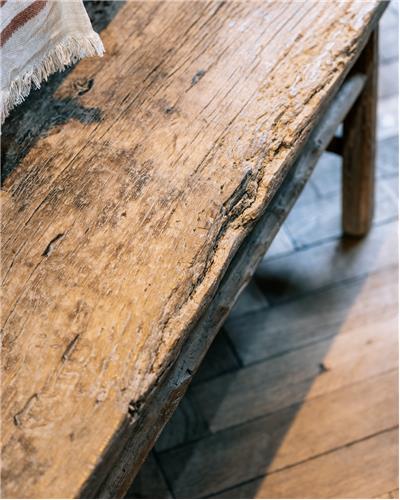 Amorphous - Wooden Bench